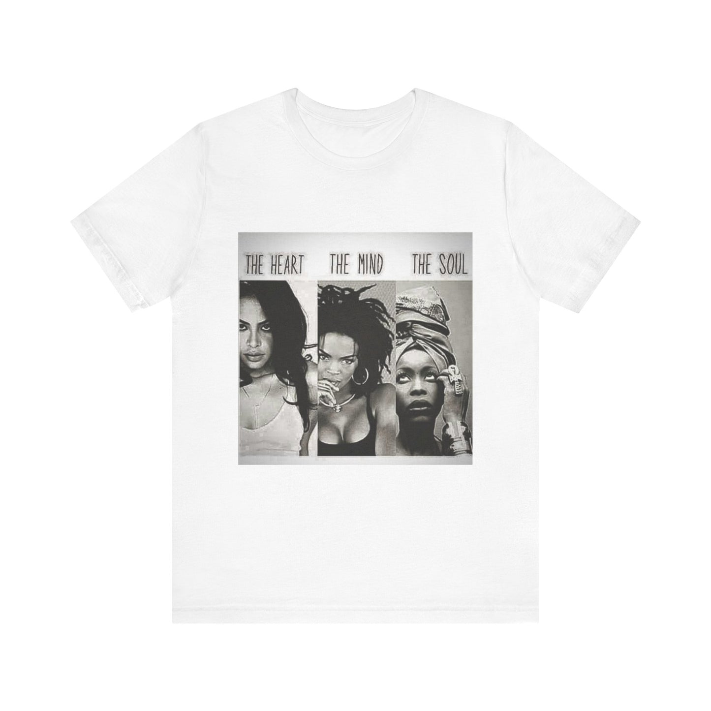 The Heart (Aaliyah) The Mind (Lauryn Hill) The Soul (Erykah Badu) Short Sleeve Tee