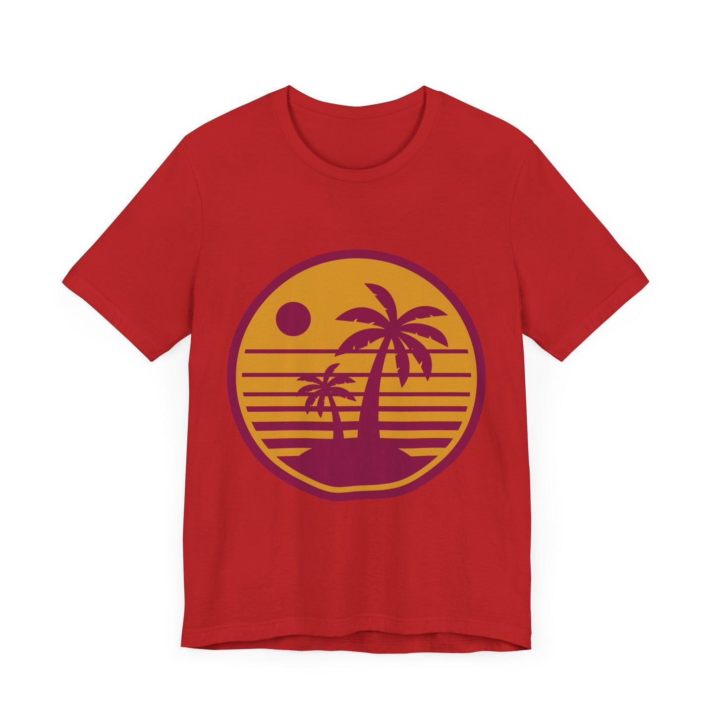 Palm Trees Jersey Short Sleeve Tee