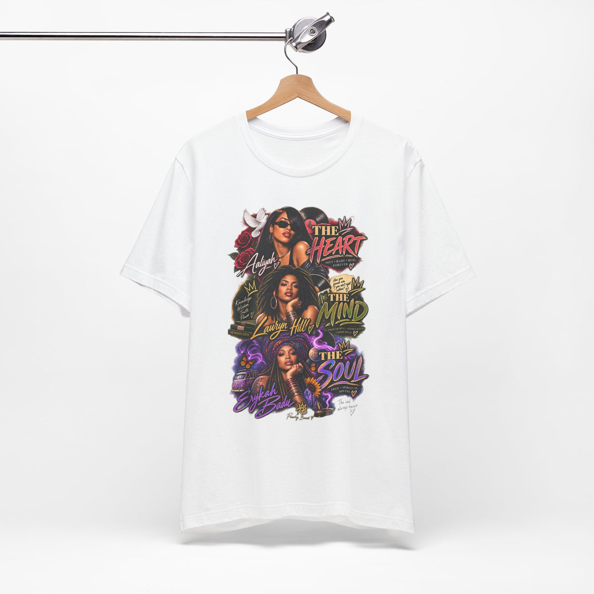 The Heart, The Mind & The Soul: Aaliyah, Lauryn Hill & Erykah Badu Tribute Tee