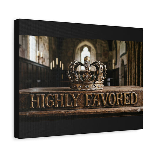 Highly Favored Canvas Portrait