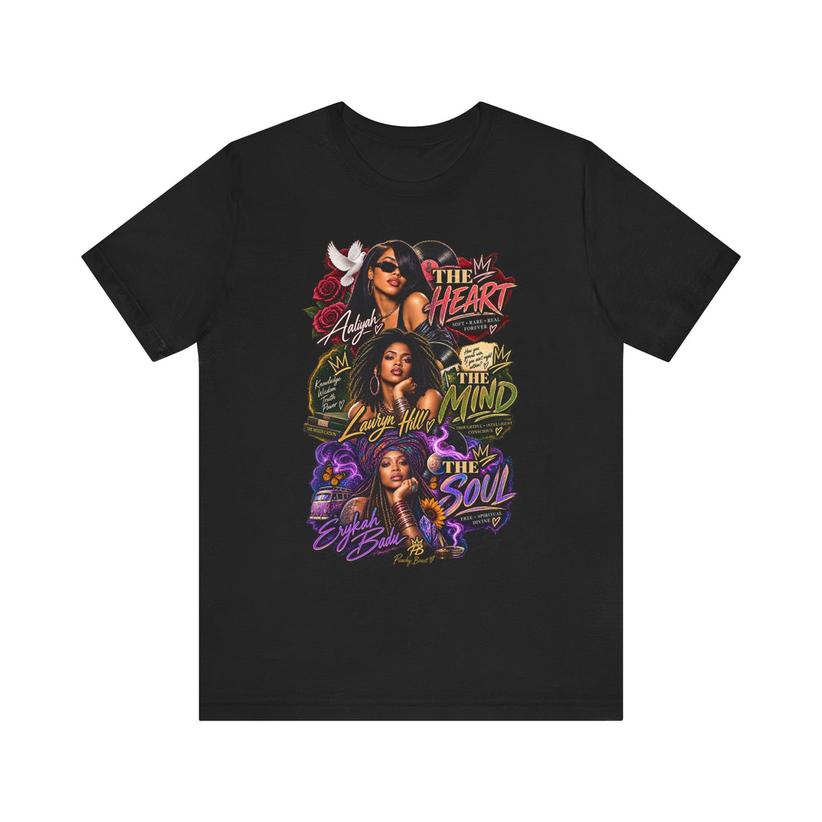 The Heart, The Mind & The Soul: Aaliyah, Lauryn Hill & Erykah Badu Tribute Tee