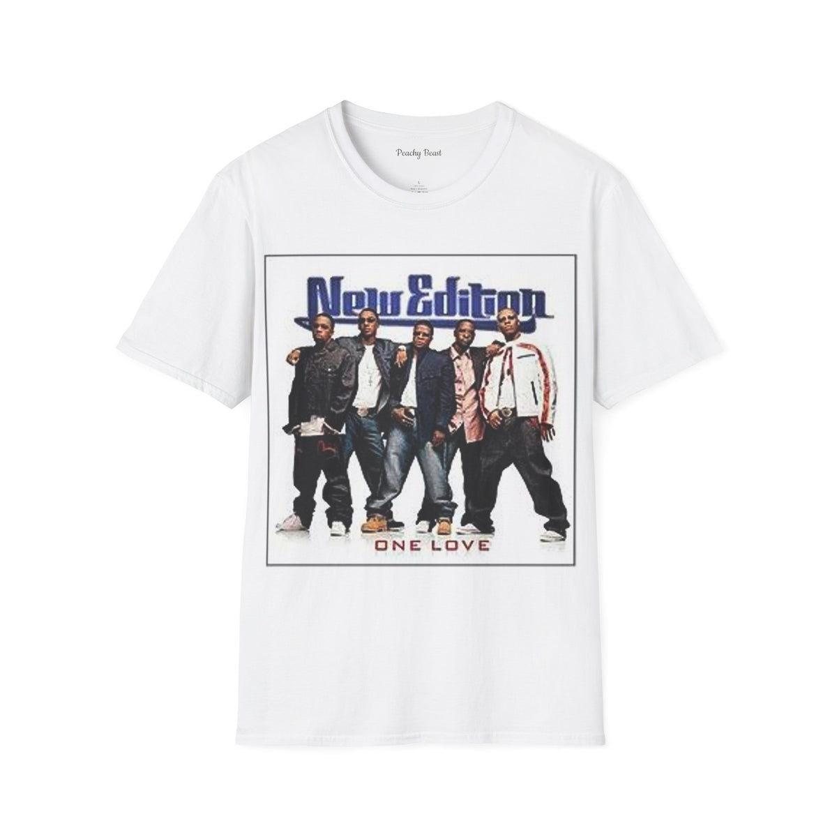 T-Shirt — New Edition 'One Love' Retro Band Graphic Tee