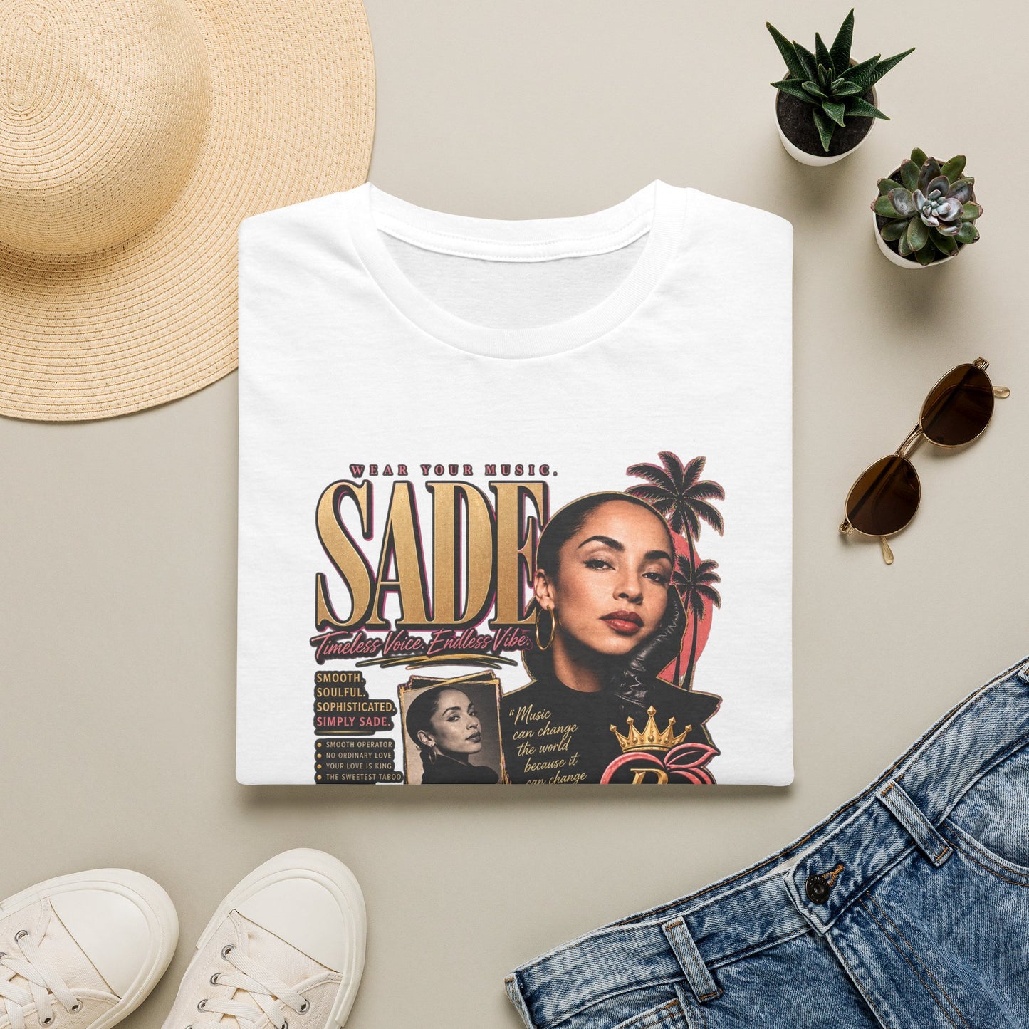 Retro Soul Singer Sade Graphic Tee