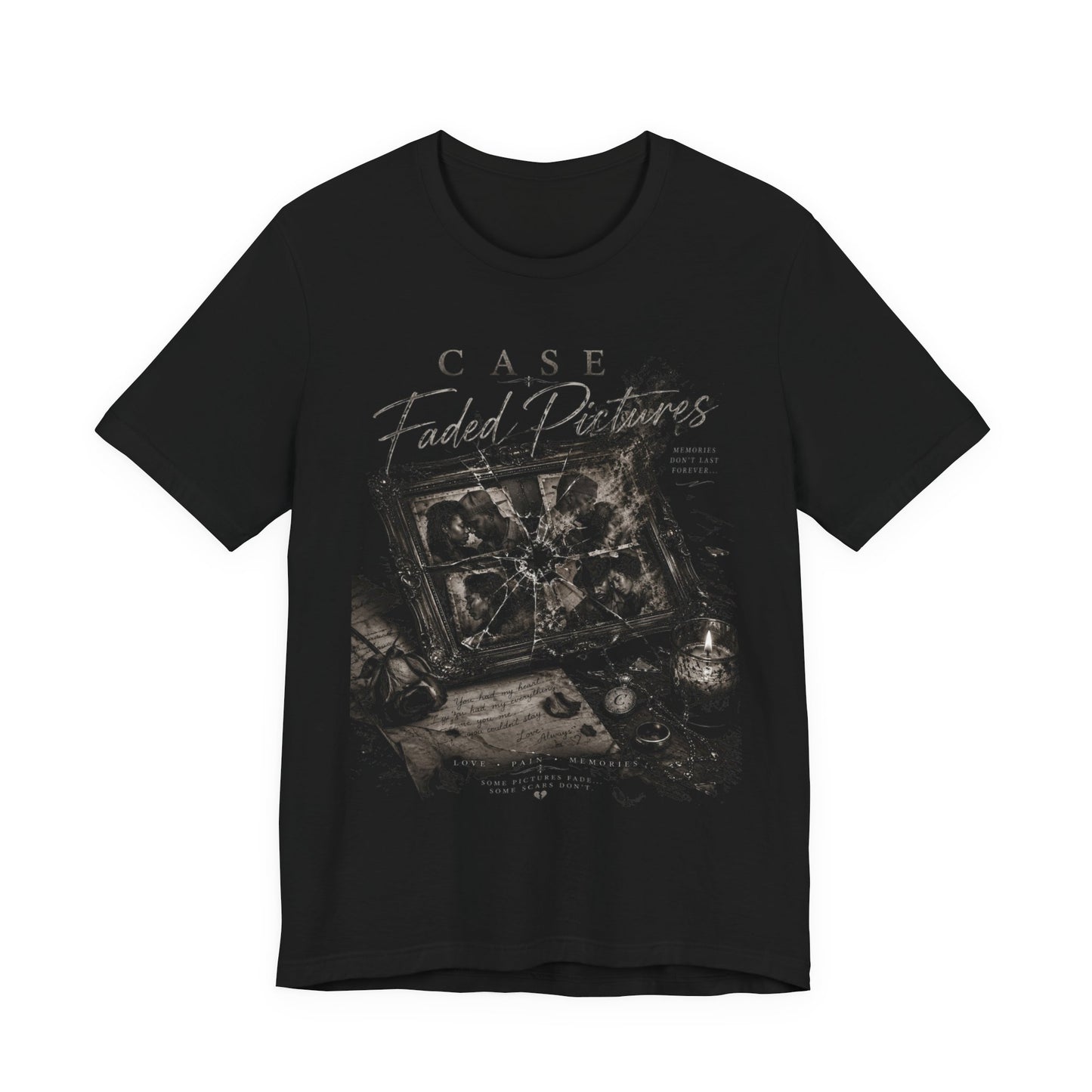 Vintage Faded Pictures Tee — Retro Photo Aesthetic Graphic T-Shirt