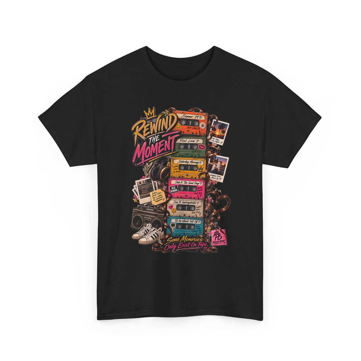 Rewind the Moment Retro Cassette T-Shirt