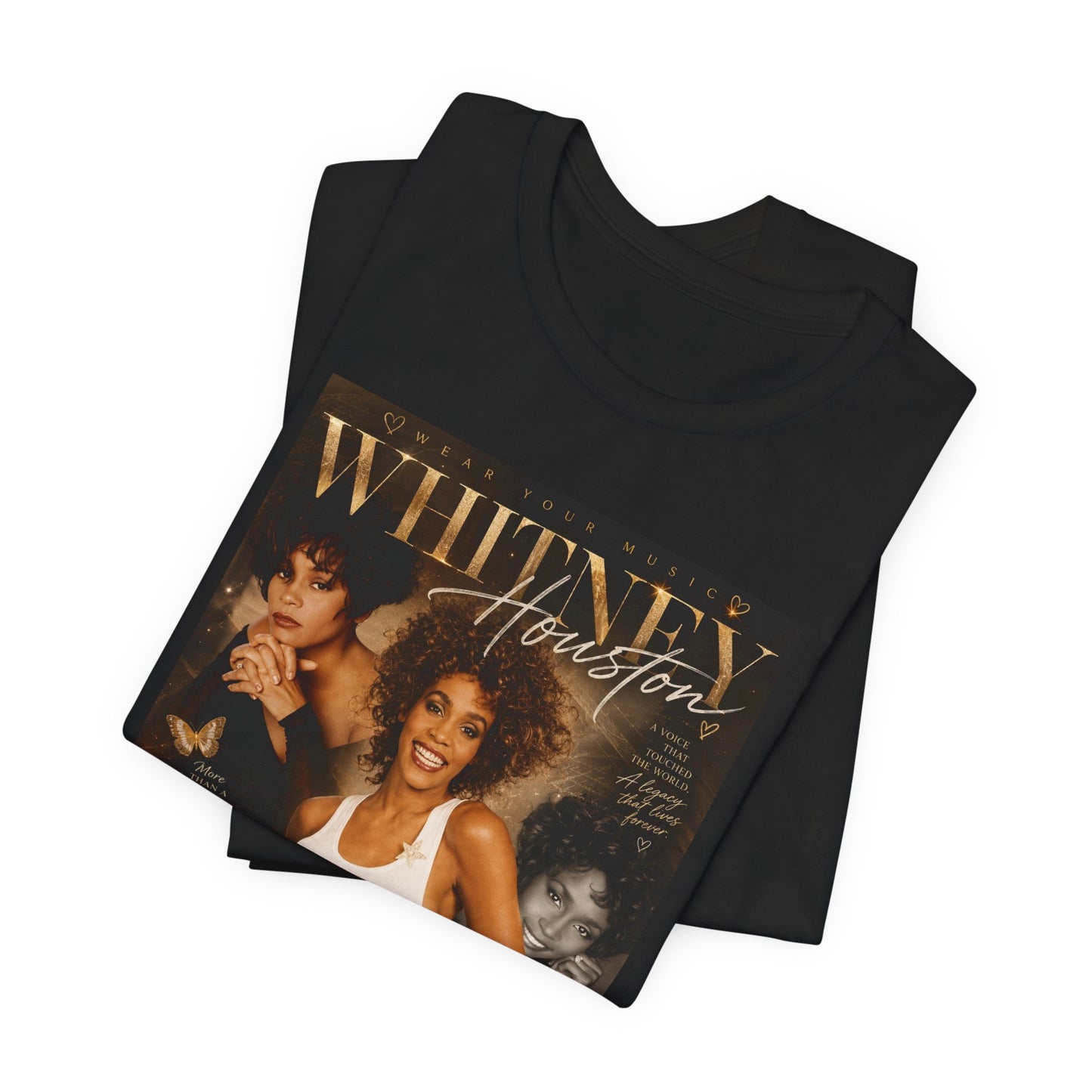 Whitney Houston Tribute Tee — Vintage Photo Music Fan Shirt