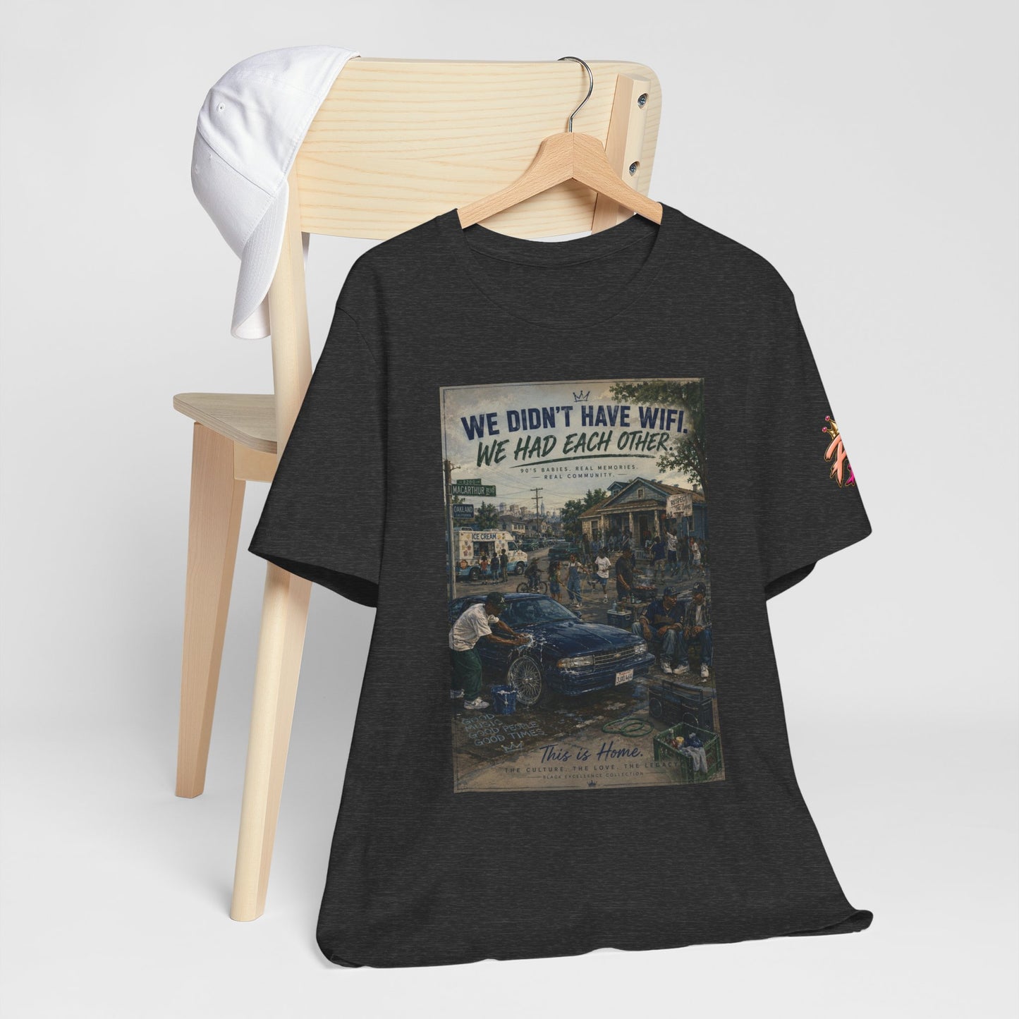 Vintage Family Tee – “We Didn’t Have WiFi We Had Each Other” Short Sleeve Shirt