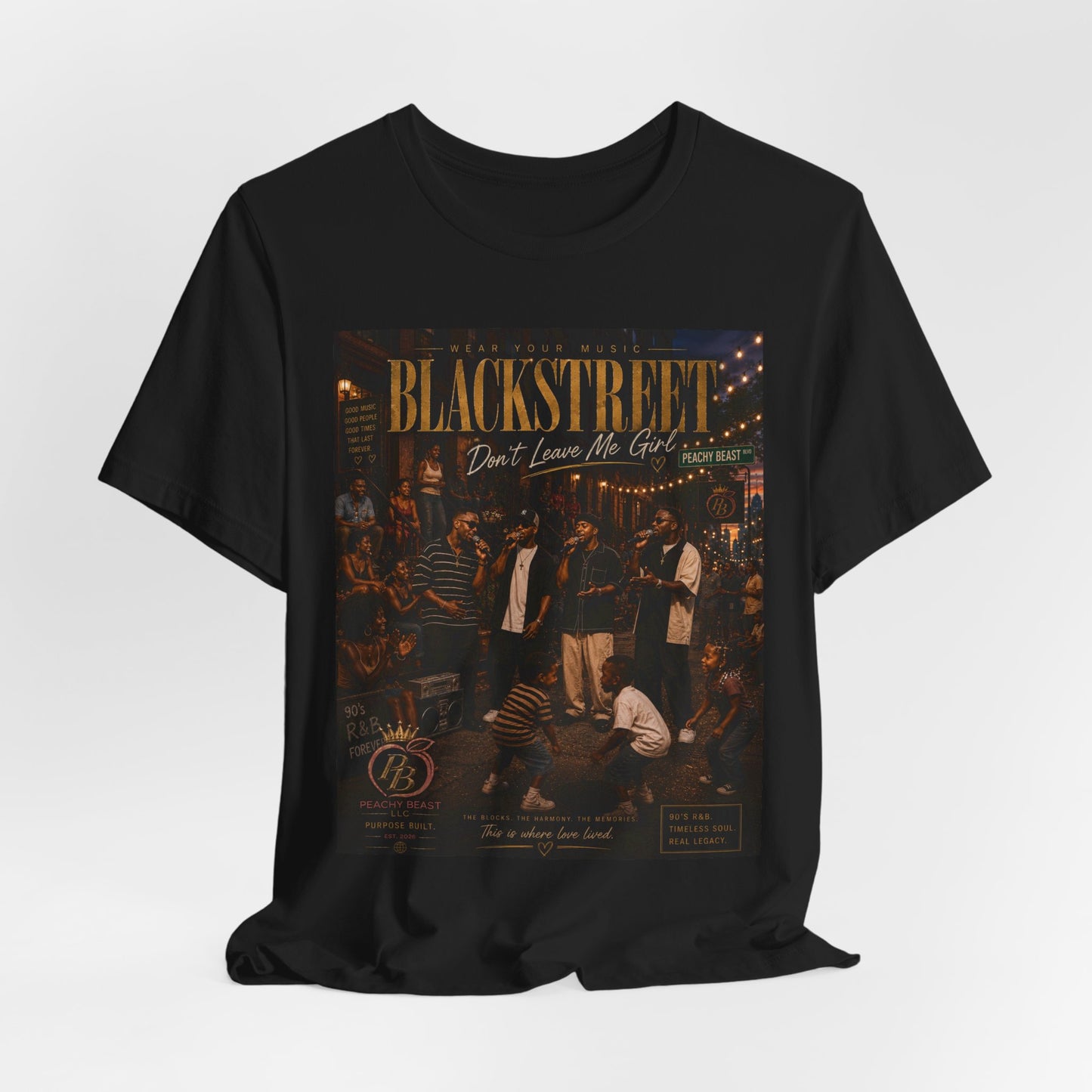 Blackstreet "Don’t Leave Me" Retro R&B Tee — Vintage Album Cover T-Shirt