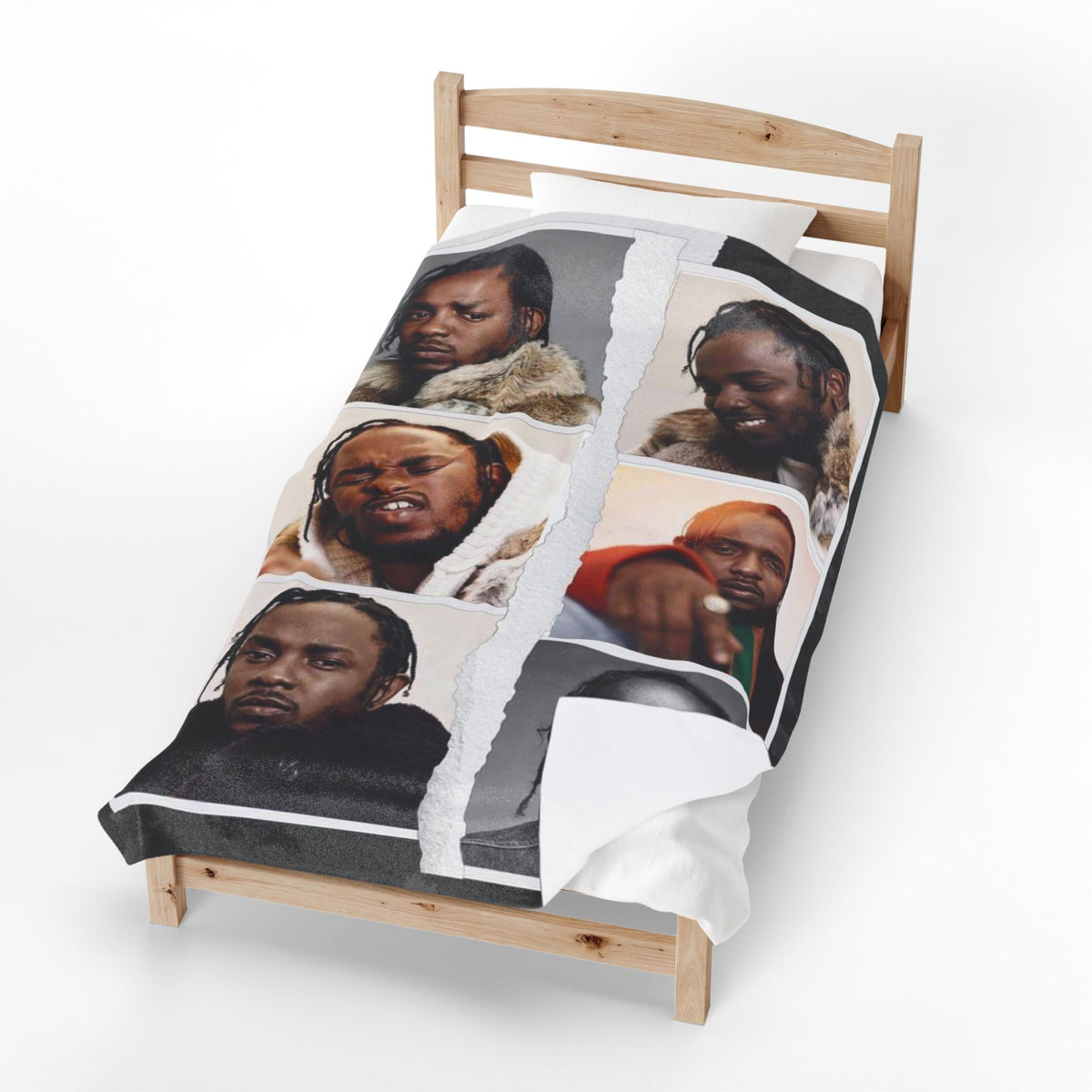 Kendrick Velveteen Plush Blanket - Cozy Hip-Hop Home Décor