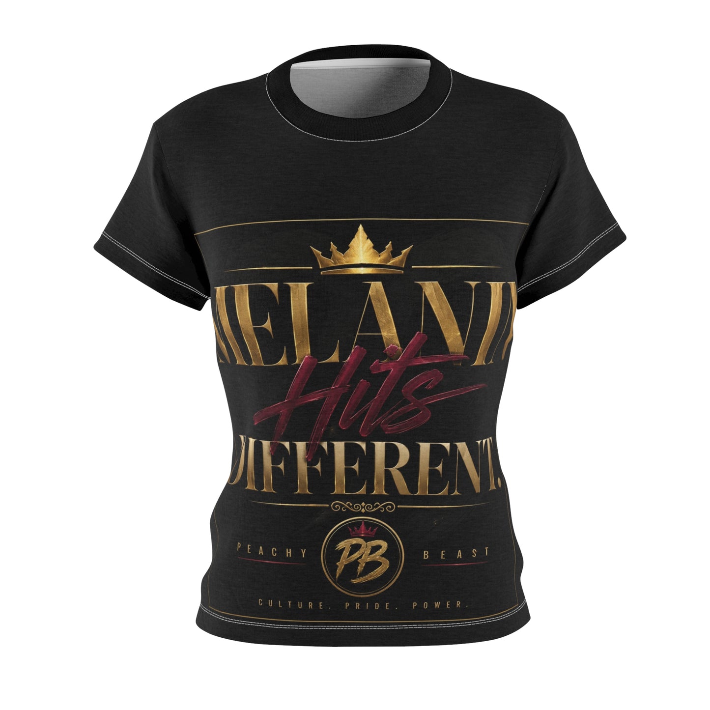 Melanin Hits Different Women’s Tee