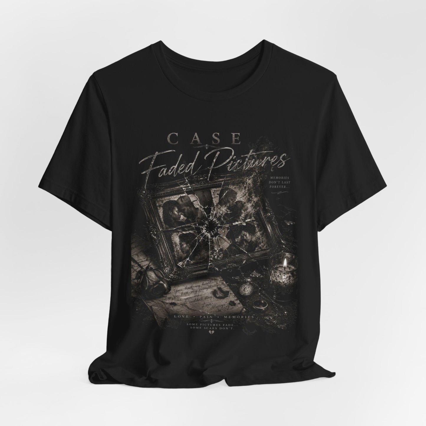 Vintage Faded Pictures Tee — Retro Photo Aesthetic Graphic T-Shirt
